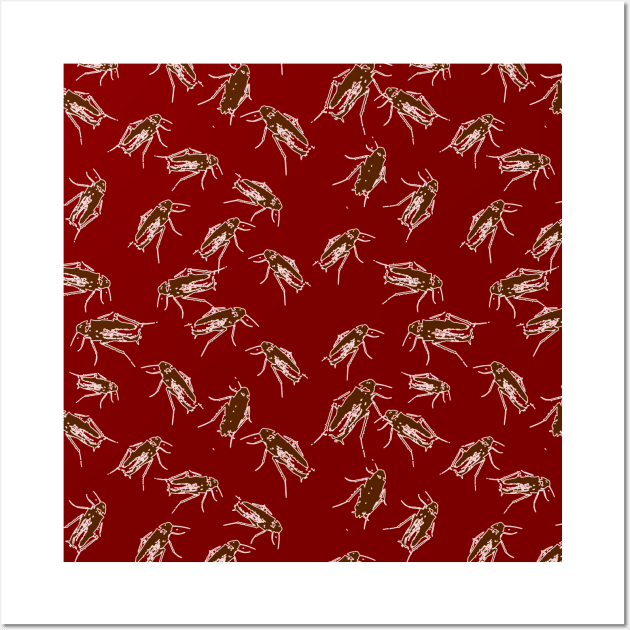 Cockroach Cluster Wall Art by geodesyn